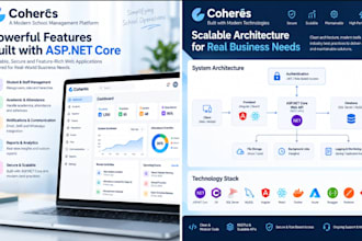 develop or fix asp net core web api and dot net backend