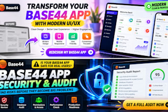 redesign your base44 app base44 UI UX responsive pages base44 user experience