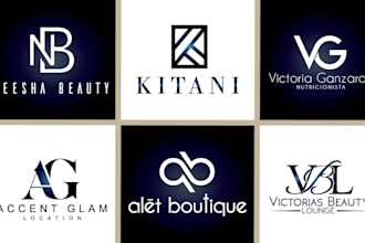 design a premium monogram and initials logo