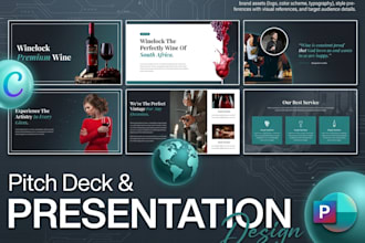 design or redesign powerpoint presentation slide company presentation