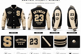 manufacture custom jackets with your brand logo and details