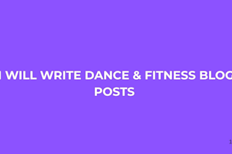write engaging dance and fitness blog posts