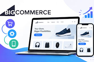 build bigcommerce, big cartel ecwid shift4shop ecommerce website