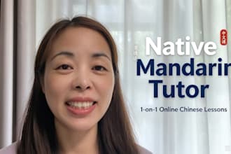 teach native mandarin for kids, daily conversation and hsk