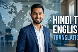 do professional hindi translation work