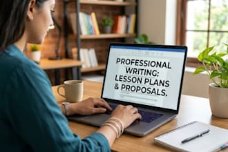 write professional lesson plans, educational proposals
