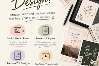 design professional graphics for your business