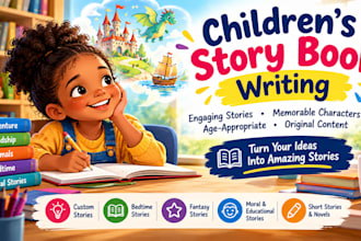 be your children engaging story book writer for kid moral