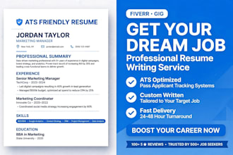 create a professional ats CV resume