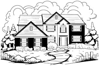 draw custom line art illustration from your photo or idea