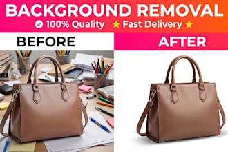 do professional background removal for your images