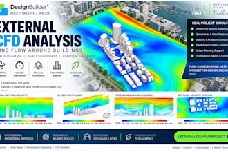 perform cfd analysis for building airflow and thermal comfort