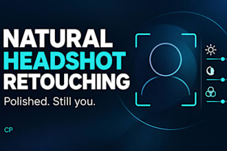 retouch business headshots naturally in photoshop