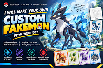 make your own custom fakemon from your idea