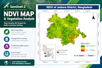 ndvi maps from satellite imagery