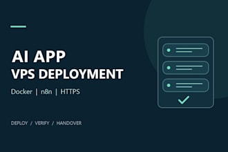 deploy your ai app or n8n on a vps with docker and https