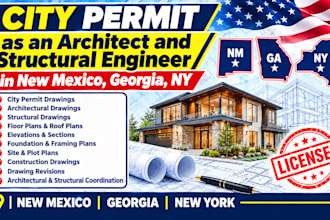 do city permit as an architect and structural engineer in new mexico georgia ny