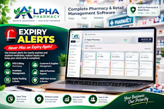 provide pharmacy management software with expiry alerts
