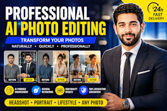 create a realistic ai headshot and linkedin headshot