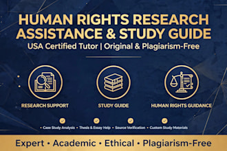 do human rights research assistance and study guide