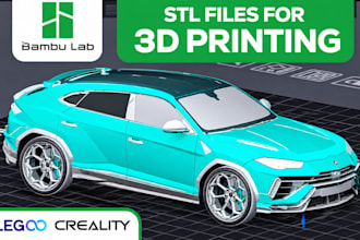 fix stl file, repair 3d scan mesh, modify and cleanup stl for 3d printing