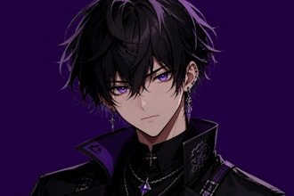 draw anime portrait or orginal character avatar for you pfp