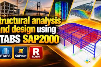 do structural analysis and design using etabs and sap2000