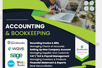 bookkeeping, quickbooks cleanup, xero and wave expert