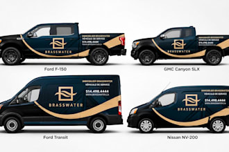 design fleet vehicle wrap design commercial van truck branding