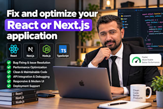 fix and optimize your react or nextjs application