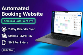setup wordpress booking website with amelia, bookly, latepoint and fluentbooking