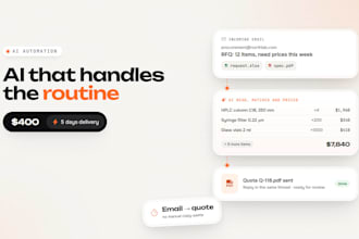 automate your emails, documents and requests with ai