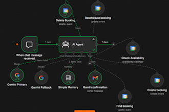 build an n8n ai appointment booking assistant