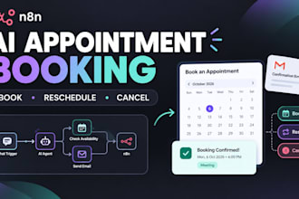 build an n8n ai appointment booking assistant