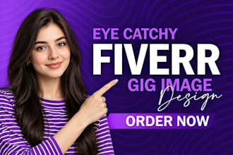 design professional and eye catchy fiverr gig image