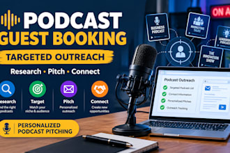 do podcast guest booking podcast promotion and podcast marketing