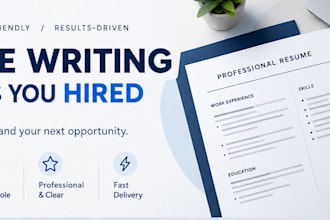 optimize your resume,  cover letter and brand your  linkedin