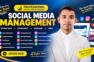 manage your social media and create engaging content