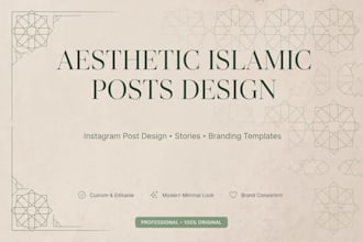 design aesthetic islamic posts and islamic quotes for instagram