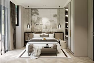 do interior design, sketch up 3d modelling, realistic 3d render
