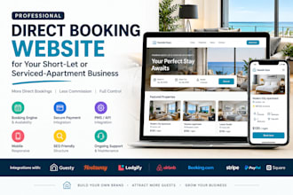 build a direct booking website for your short let or serviced apartment business