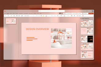 design modern power point presentation and er diagram