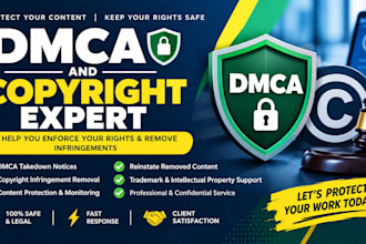 send dmca take down notice to remove leaked,illegal
