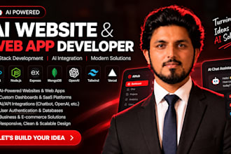 build ai websites, ai web apps, saas and custom ai solutions