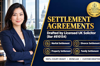 draft a professional court ready divorce settlement agreement