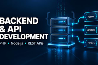 build a custom rest API backend with PHP laravel or node js