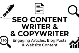 write compelling website copy and creative content