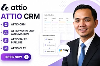 setup attio crm attio workflow automation attio sales pipeline attio clay