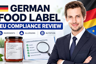 review your german food label for eu compliance