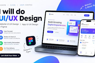do ui UX design, website UI UX design, app ui UX design in figma